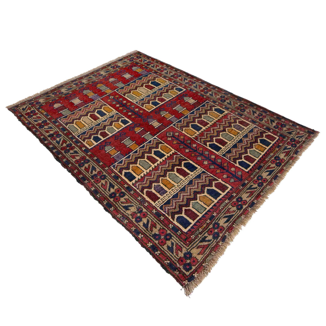 Small Prayer Carpet 2' 10" x 3' 9" - No. AL64288