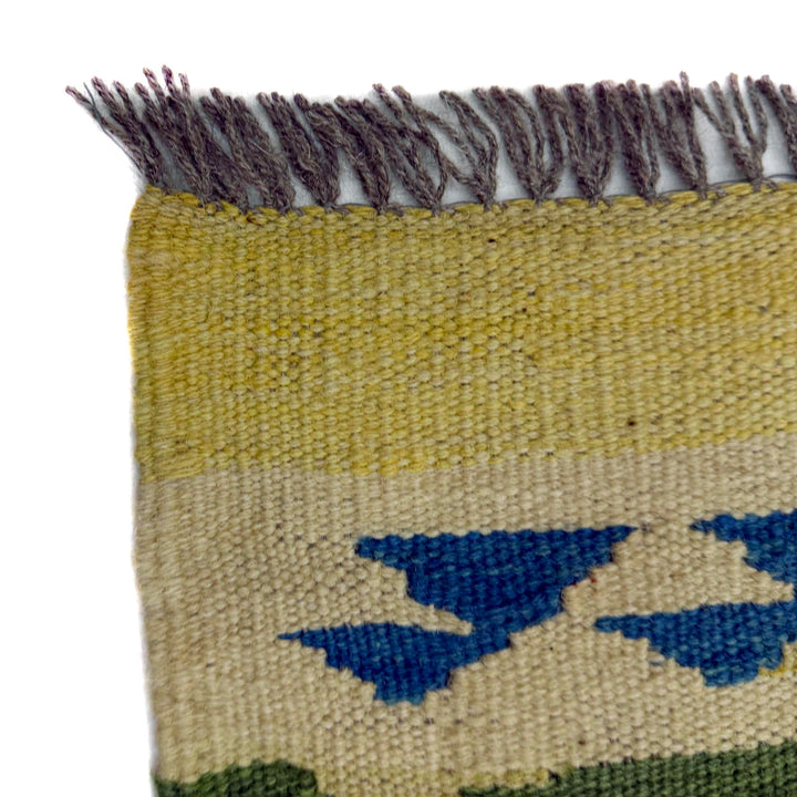 Afghan Vegetable Kilim Rug 5' 6" x 8' 0" Flat-Weave pattern