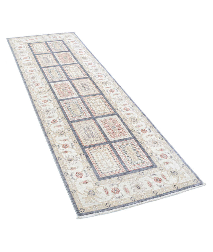 Afghan Bakhtiari Rug 2' 7" x 8' 1" Hand-Knotted | No. AT66814