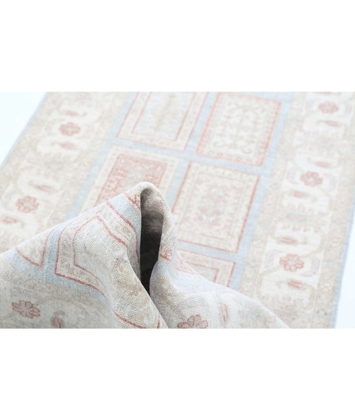 Afghan Bakhtiari Runner Rug 2' 7" x 9' 7" Hand-Knotted | No. AT80617