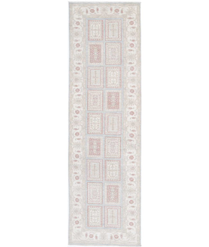 Afghan Bakhtiari Runner Rug 2' 7" x 9' 7" Hand-Knotted | No. AT80617