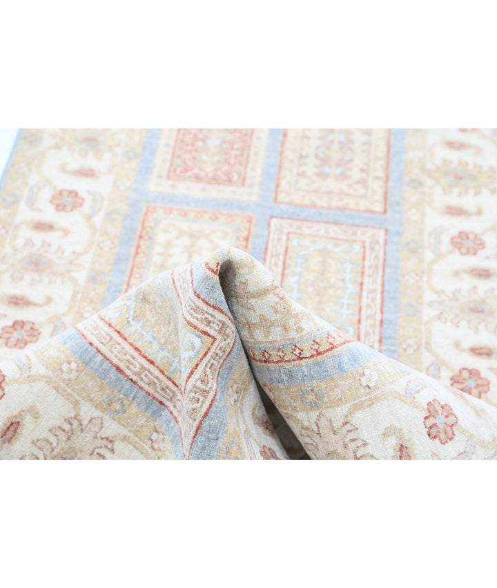 Afghan Bakhtiari Runner Rug 2' 7" x 8' 3" Hand-Knotted | No. AT93034