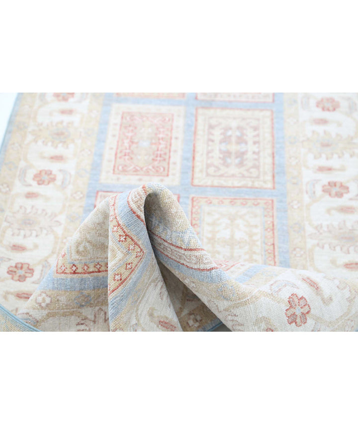 Afghan Bakhtiari Runner Rug 2' 8" x 9' 10" Hand-Knotted | No. AT12348
