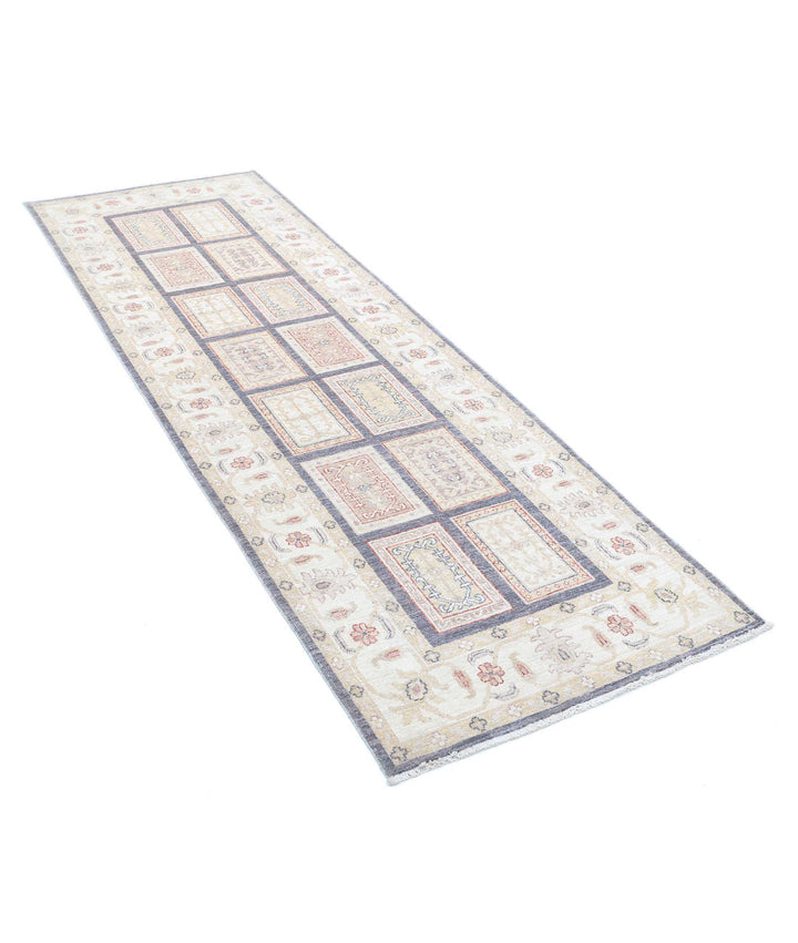 Afghan Bakhtiari Runner Rug 2' 8" x 8' 3" Hand-Knotted | No. AT79573