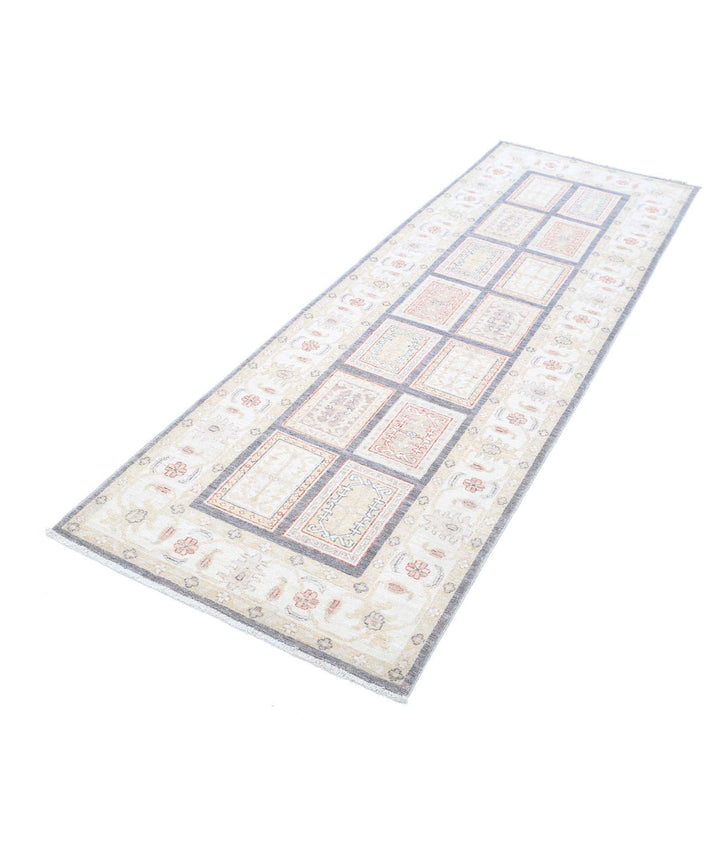 Afghan Bakhtiari Runner Rug 2' 8" x 8' 3" Hand-Knotted | No. AT79573