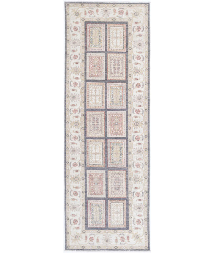 Afghan Bakhtiari Runner Rug 2' 8" x 8' 3" Hand-Knotted | No. AT79573