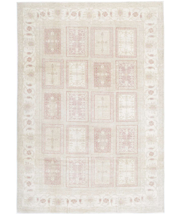 Hand Knotted Bakhtiari Wool Rug 6' 4" x 9' 3" - No. AT16939