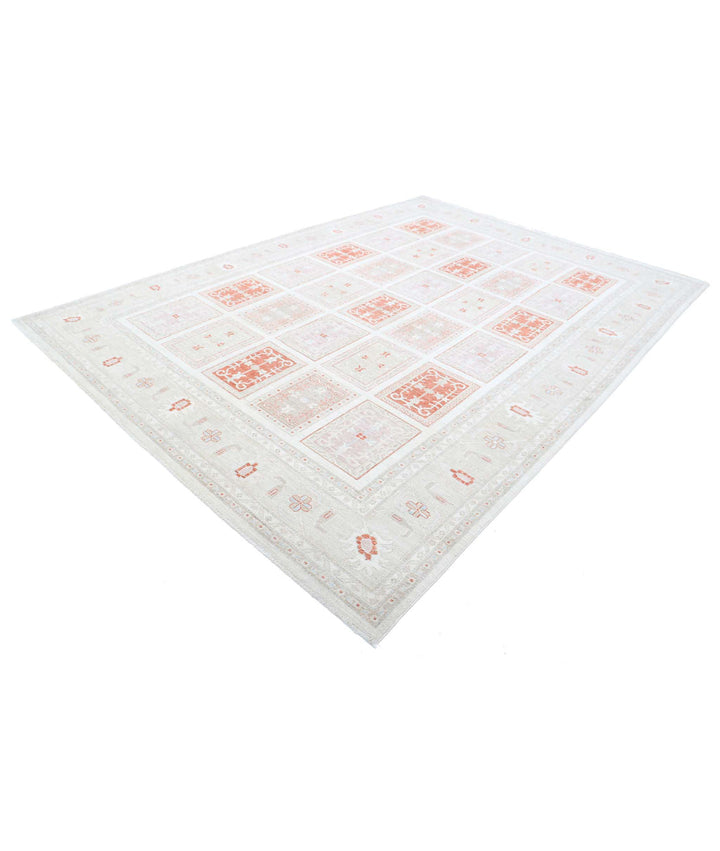 Afghan Bakhtiari Rug 8' 4" x 11' 6" Hand-Knotted | No. AT53764