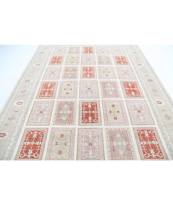 Afghan Bakhtiari Rug 8' 4" x 11' 6" Hand-Knotted | No. AT53764