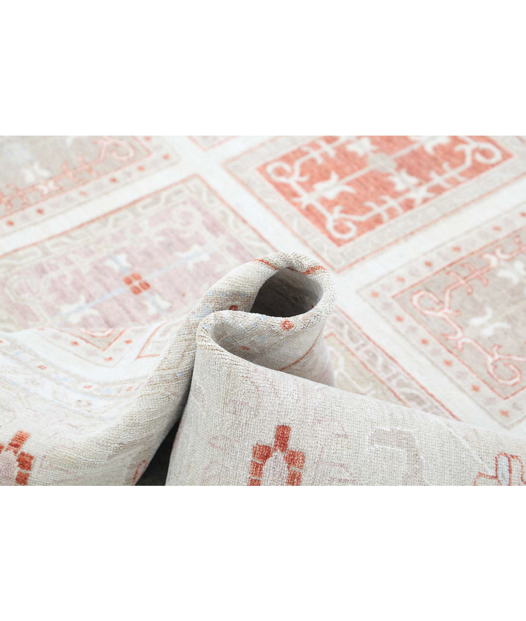 Afghan Bakhtiari Rug 8' 4" x 11' 6" Hand-Knotted | No. AT53764
