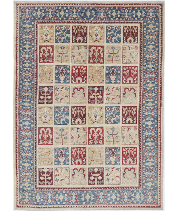 Hand Knotted Bakhtiari Wool Rug 5' 7" x 7' 8" - No. AT69673