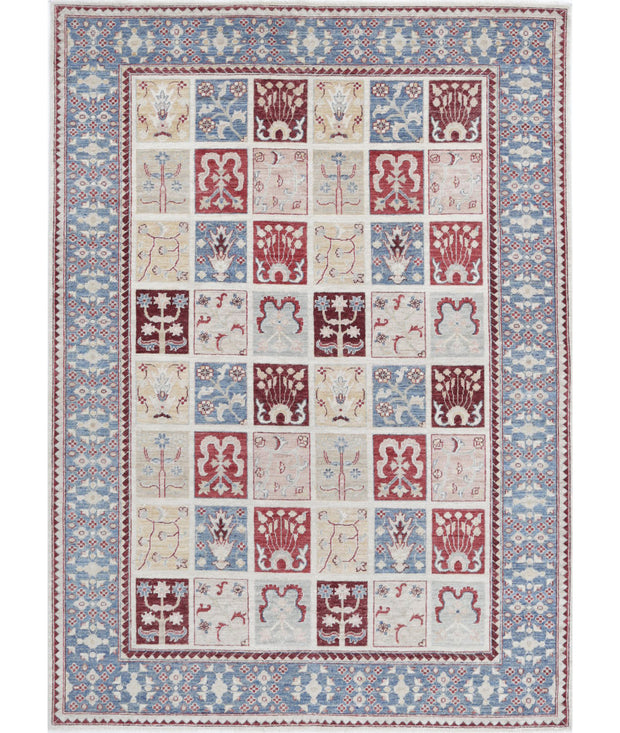 Hand Knotted Bakhtiari Wool Rug 5' 6" x 7' 7" - No. AT82249