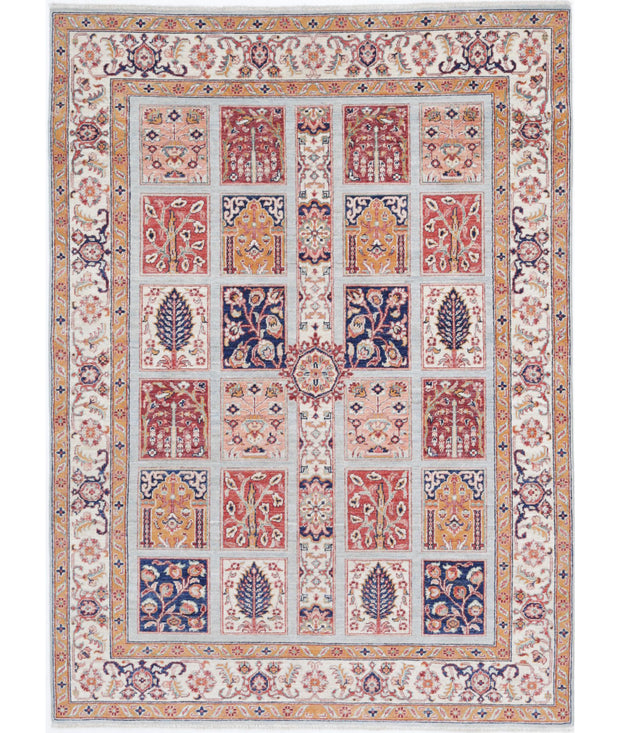 Hand Knotted Bakhtiari Wool Rug 4' 9" x 6' 5" - No. AT84866