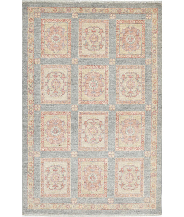 Hand Knotted Bakhtiari Wool Rug 3' 2" x 4' 9" - No. AT23761