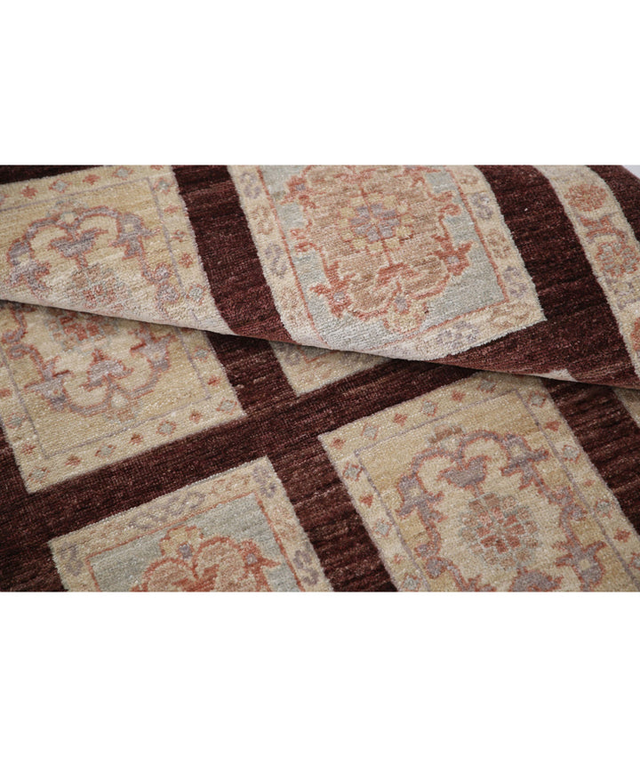 Brown Afghan Bakhtiari Rug 3' 0" x 5' 0" Hand-Knotted | No. AT50998