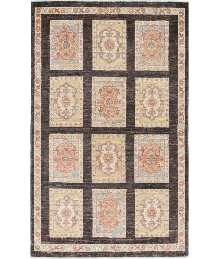 Hand Knotted Bakhtiari Wool Rug 3' 0" x 4' 11" - No. AT17175