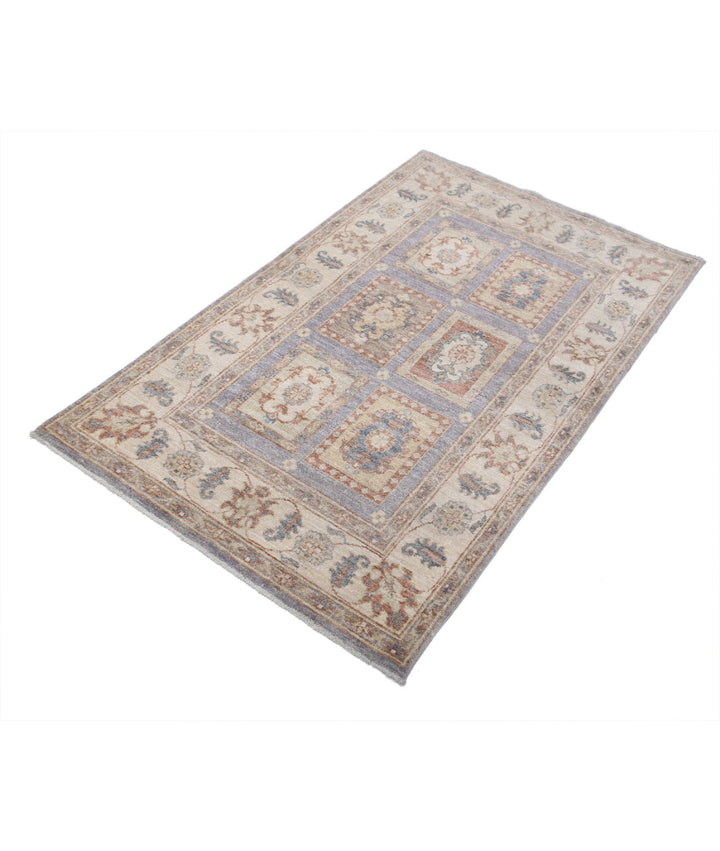 Afghan Bakhtiari Rug 3' 0" x 5' 0" Hand-Knotted | No. AT20783
