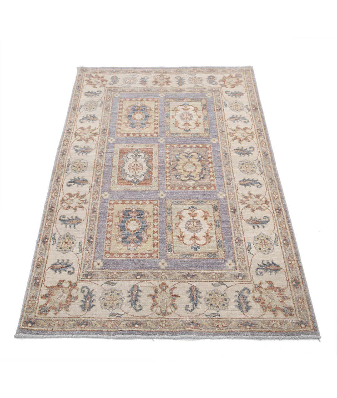 Afghan Bakhtiari Rug 3' 0" x 5' 0" Hand-Knotted | No. AT20783