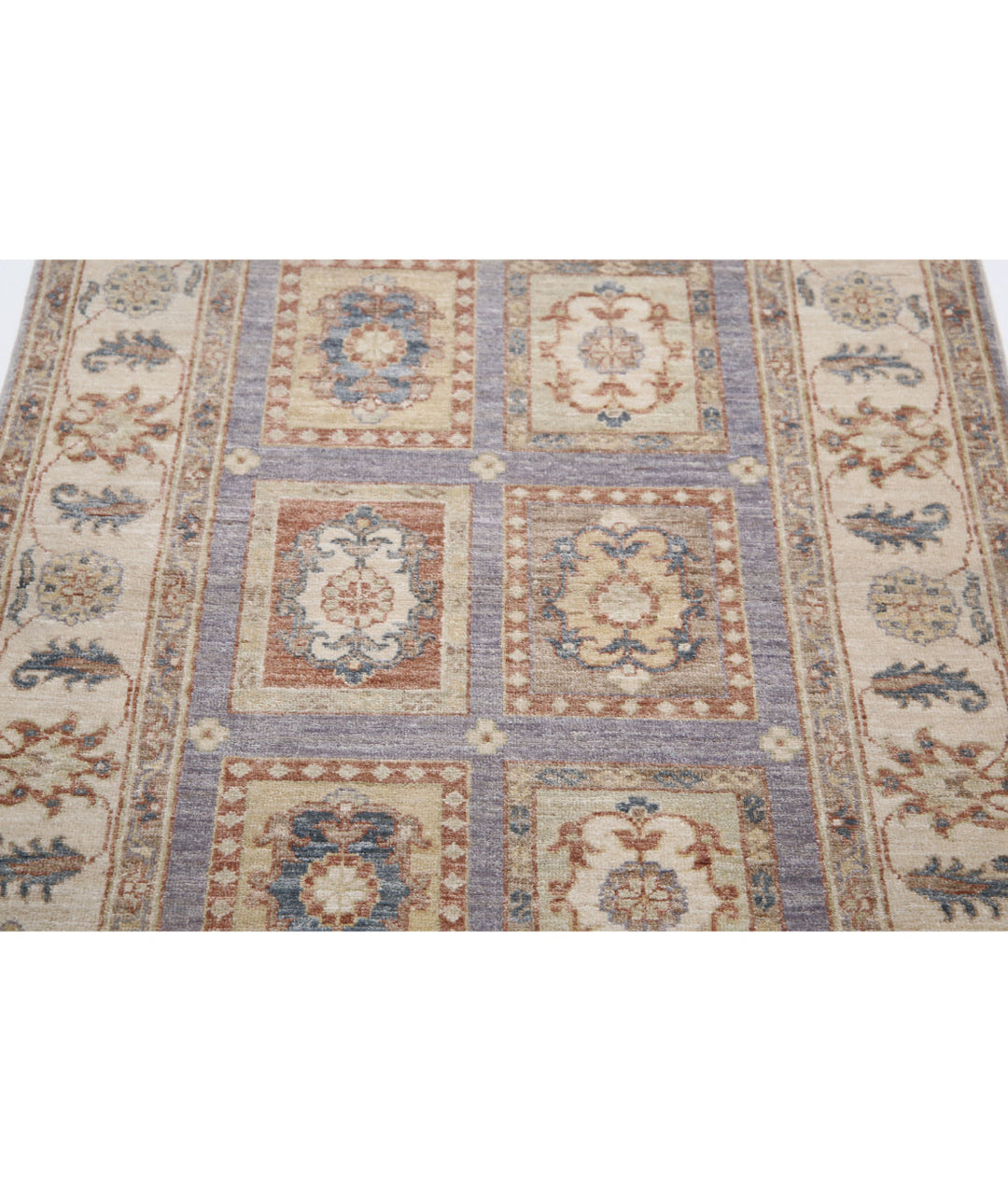 Afghan Bakhtiari Rug 3' 0" x 5' 0" Hand-Knotted | No. AT20783