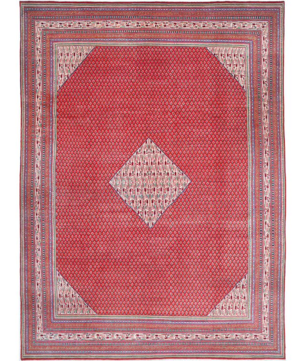 Hand Knotted Oriental Mir Saraband Wool Rug 10' 2" x 13' 9" - No. AT49106