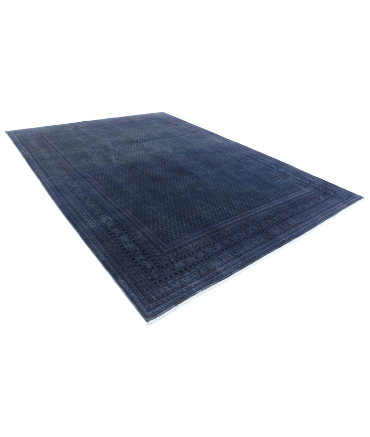 Blue Afghan Mir Saraband Rug 9'9" x 13'3" Hand-Knotted | No. AT89838