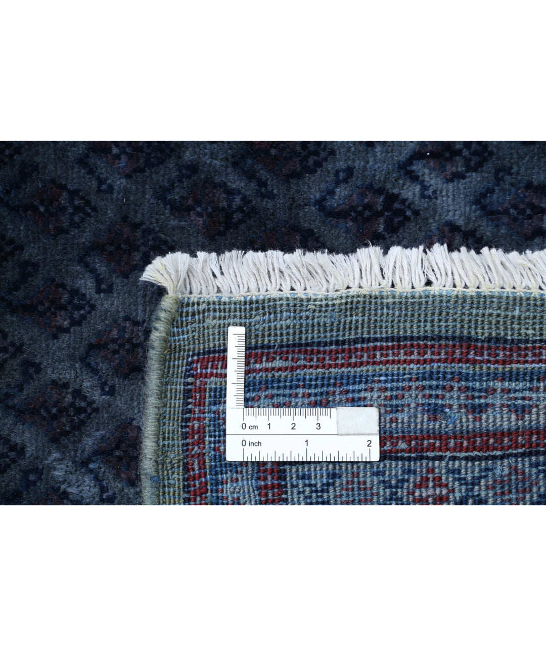 Blue Afghan Mir Saraband Rug 9'9" x 13'3" Hand-Knotted | No. AT89838