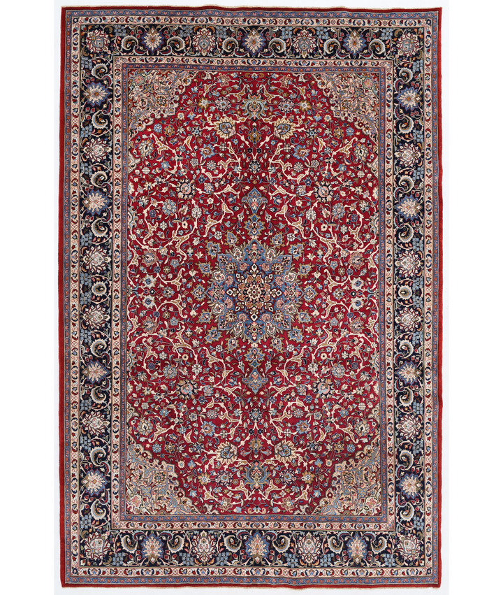 Afghan Abstract Rug 8' 1" x 10' 0" Hand-Knotted | No. AT45883