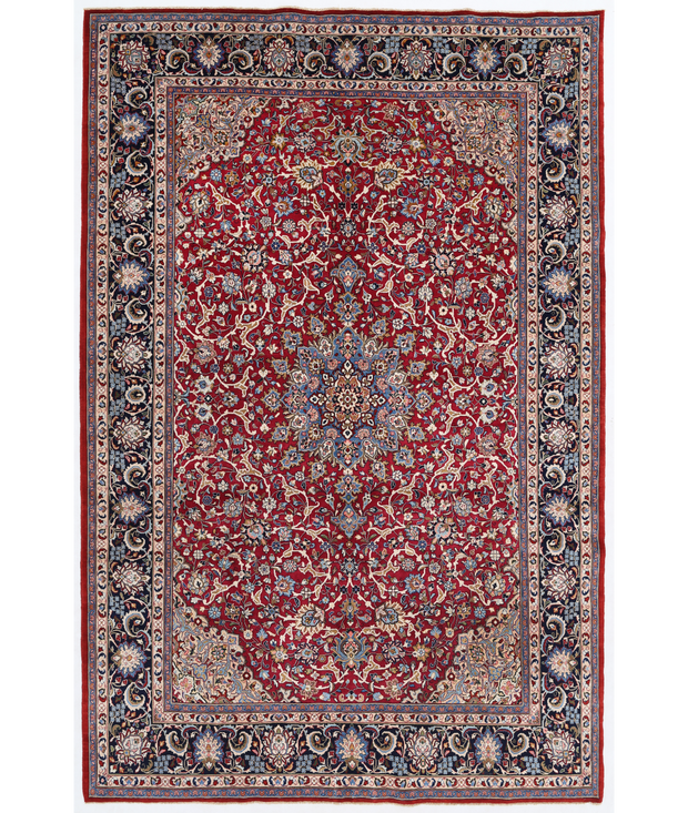 Hand Knotted Abstract Wool & Silk Rug 8'  1" x 10'  0" - No. AT45883