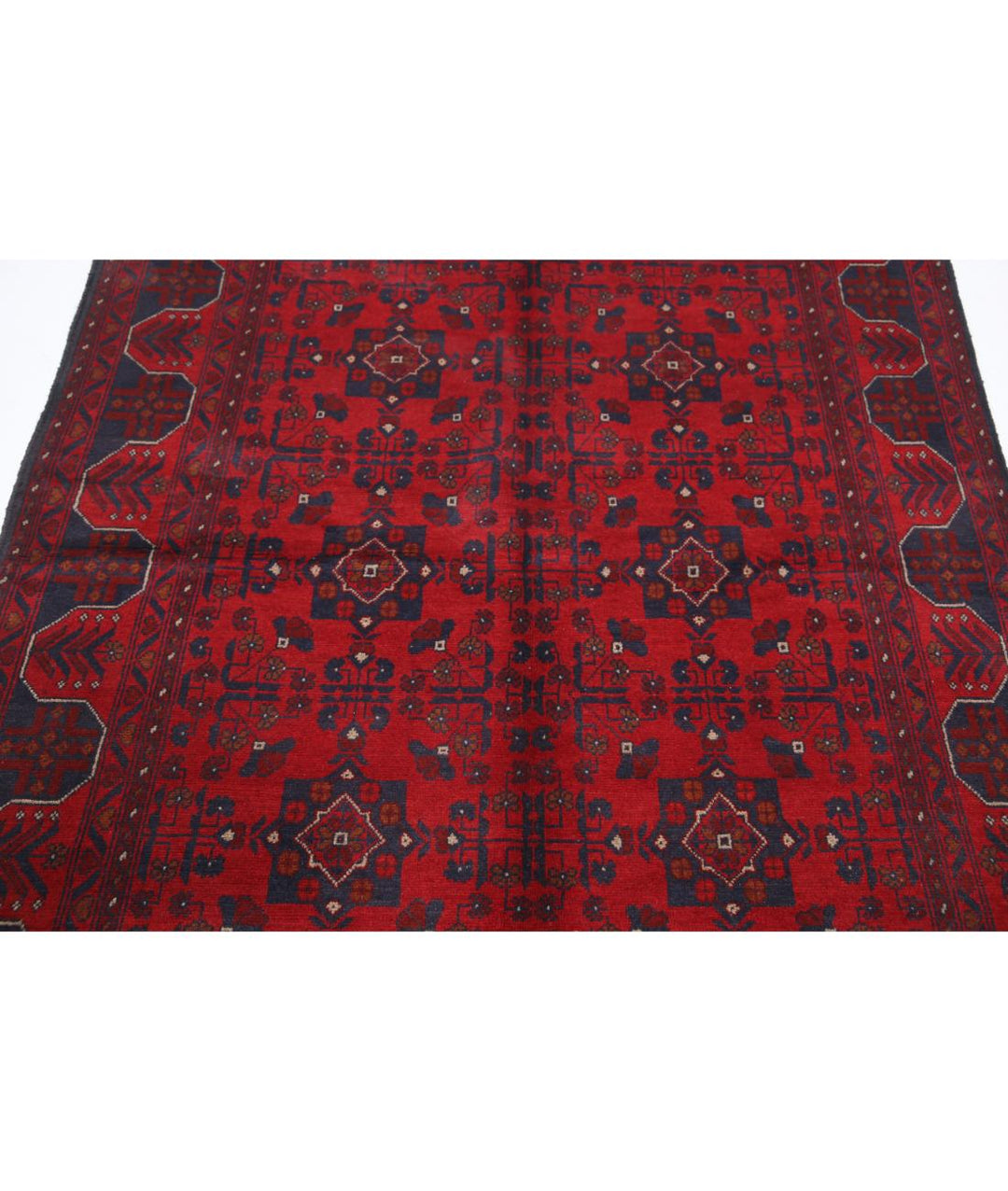 Afghan Khal Muhammadi Rug 4' 10" x 6' 4" Hand-Knotted | No. AT92007