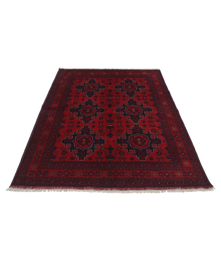 Afghan Khal Muhammadi Rug 5' 0" x 6' 8" Hand-Knotted | No. AT29897