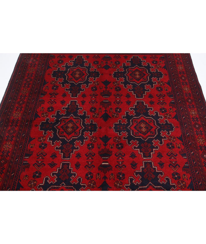 Afghan Khal Muhammadi Rug 5' 0" x 6' 8" Hand-Knotted | No. AT29897