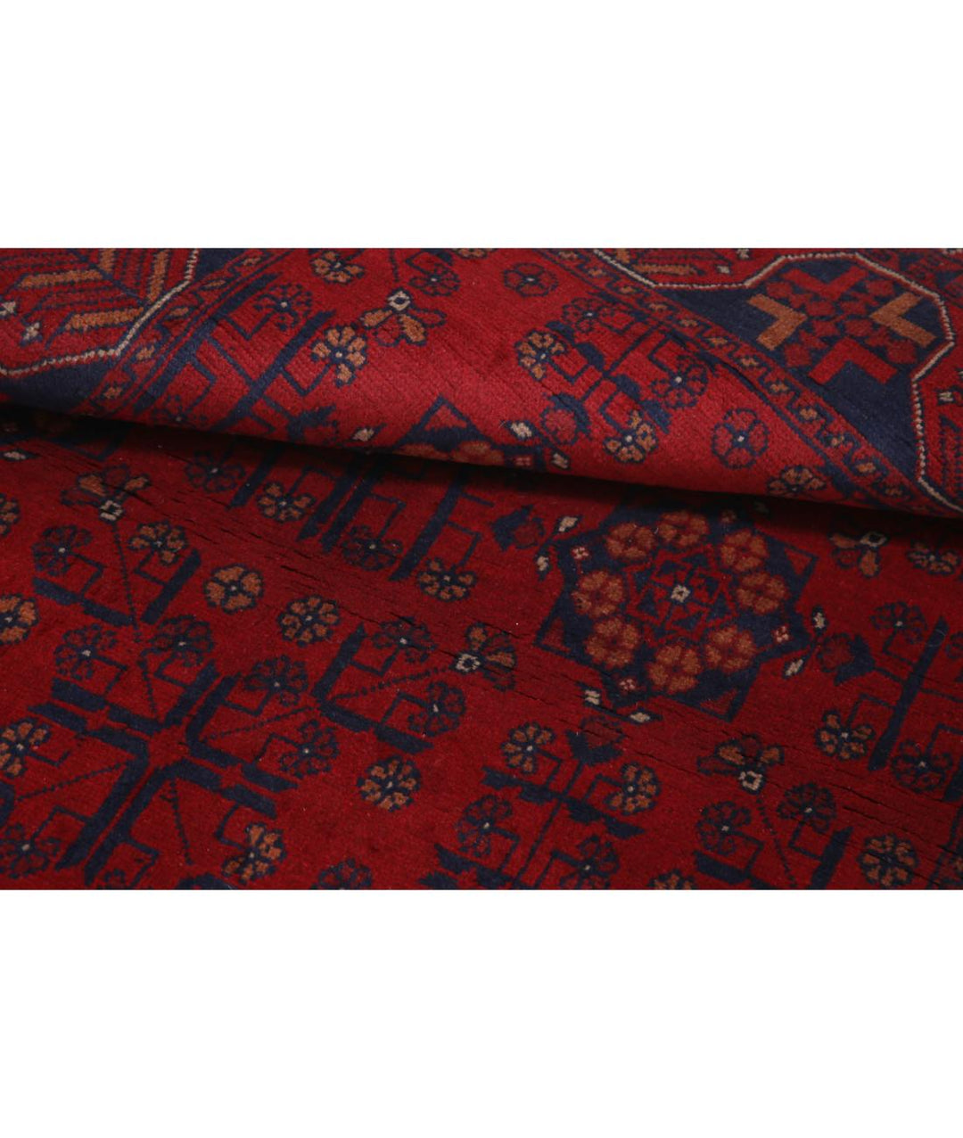 Afghan Khal Muhammadi Rug 4' 2" x 6' 4" Hand-Knotted | No. AT57646