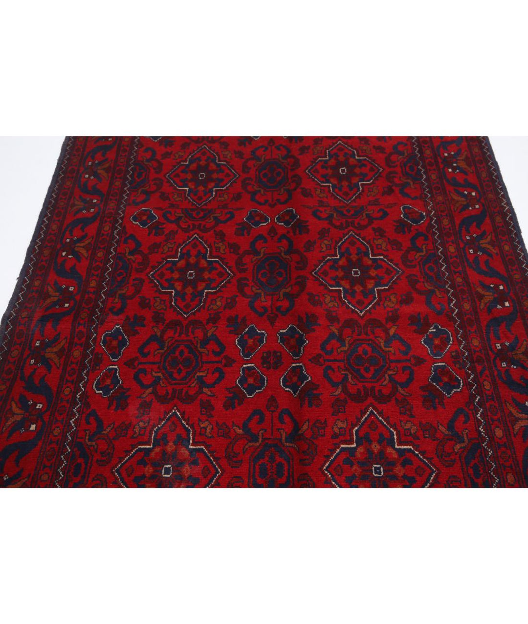 Afghan Khal Muhammadi Rug 4' 4" x 6' 7" Hand-Knotted | No. AT72465