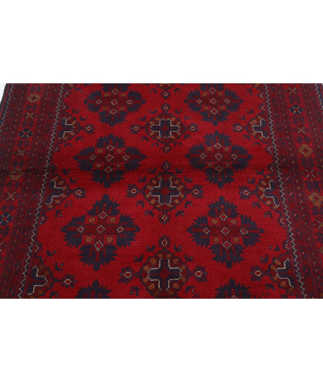 Afghan Khal Muhammadi Rug 4' 1" x 6' 1" Hand-Knotted | No. AT50338