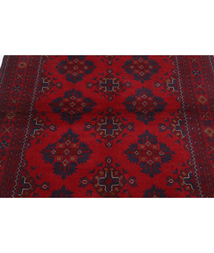 Afghan Khal Muhammadi Rug 4' 1" x 6' 1" Hand-Knotted | No. AT50338