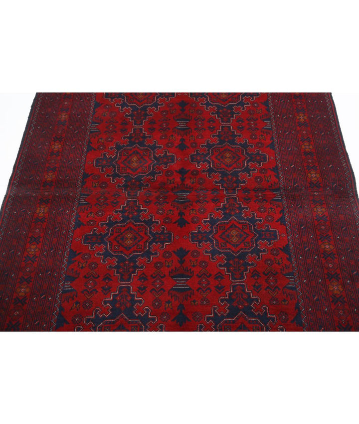 Afghan Khal Muhammadi Rug 4' 3" x 6' 4" Hand-Knotted | No. AT17732