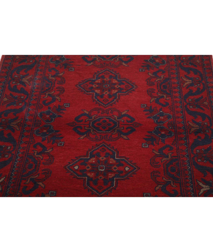 Afghan Khal Muhammadi Rug 3' 3" x 4' 6" Hand-Knotted | No. AT51496