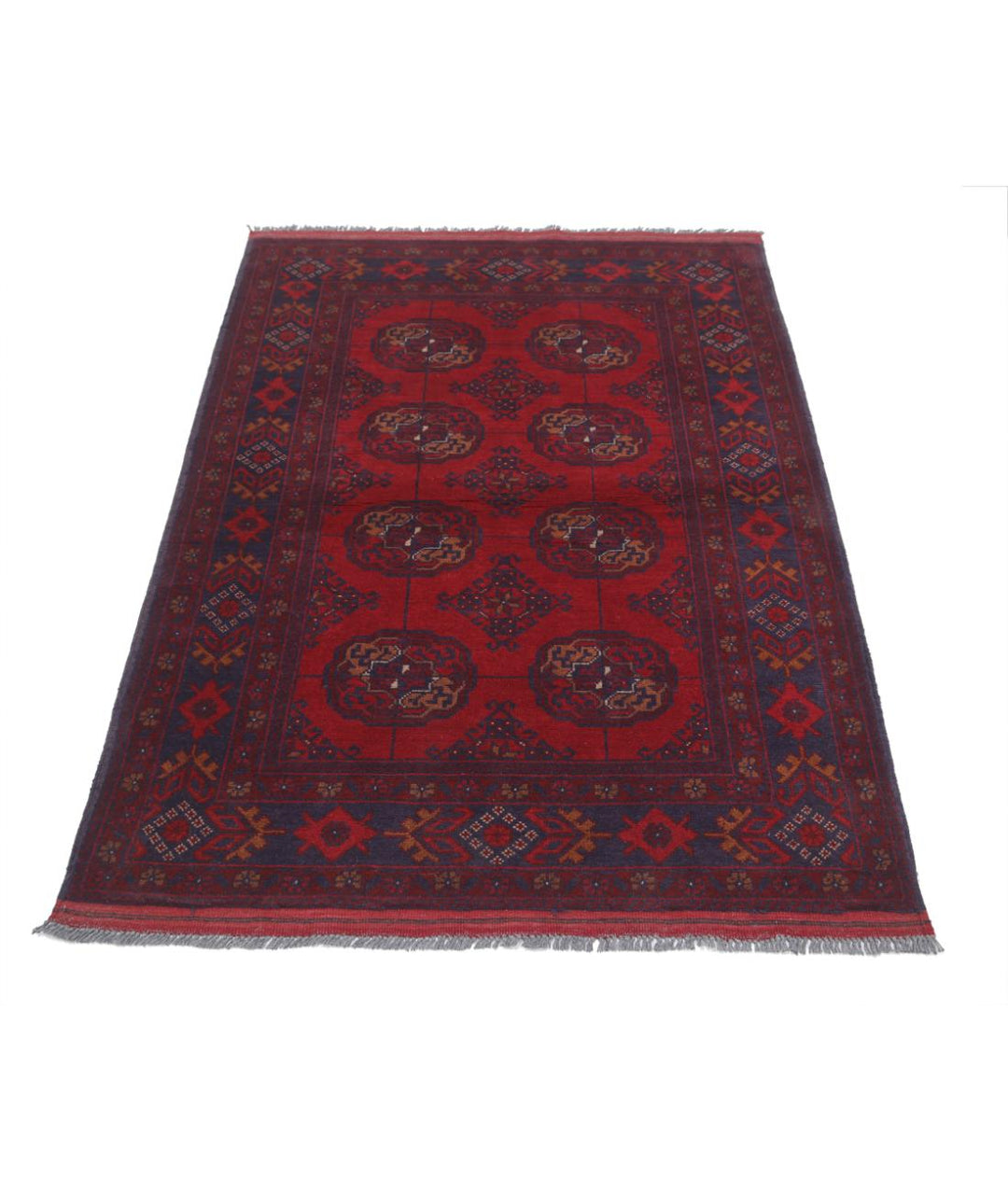 Afghan Khal Muhammadi Rug 3' 6" x 5' 0" Hand-Knotted | No. AT25414