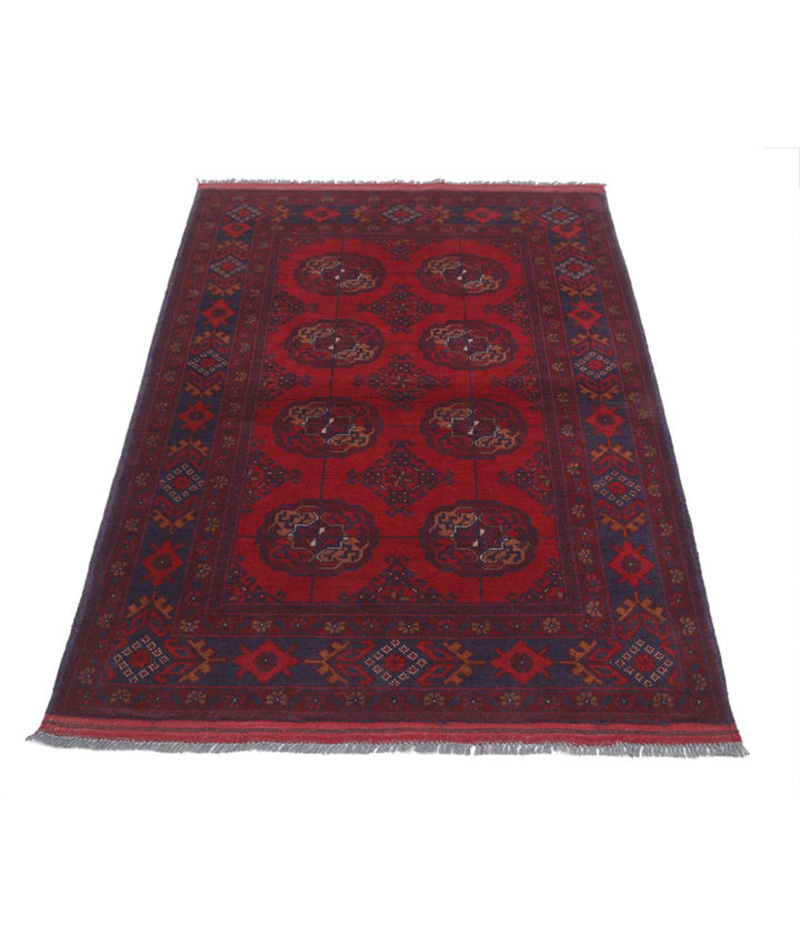 Afghan Khal Muhammadi Rug 3' 6" x 5' 0" Hand-Knotted | No. AT25414