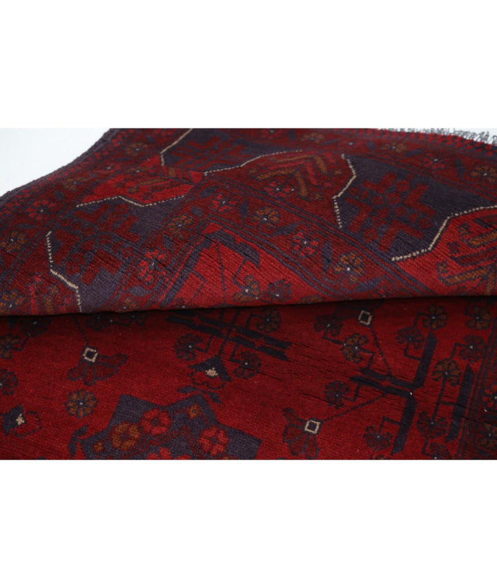 Afghan Khal Muhammadi Rug 3' 4" x 4' 9" Hand-Knotted | No. AT91893