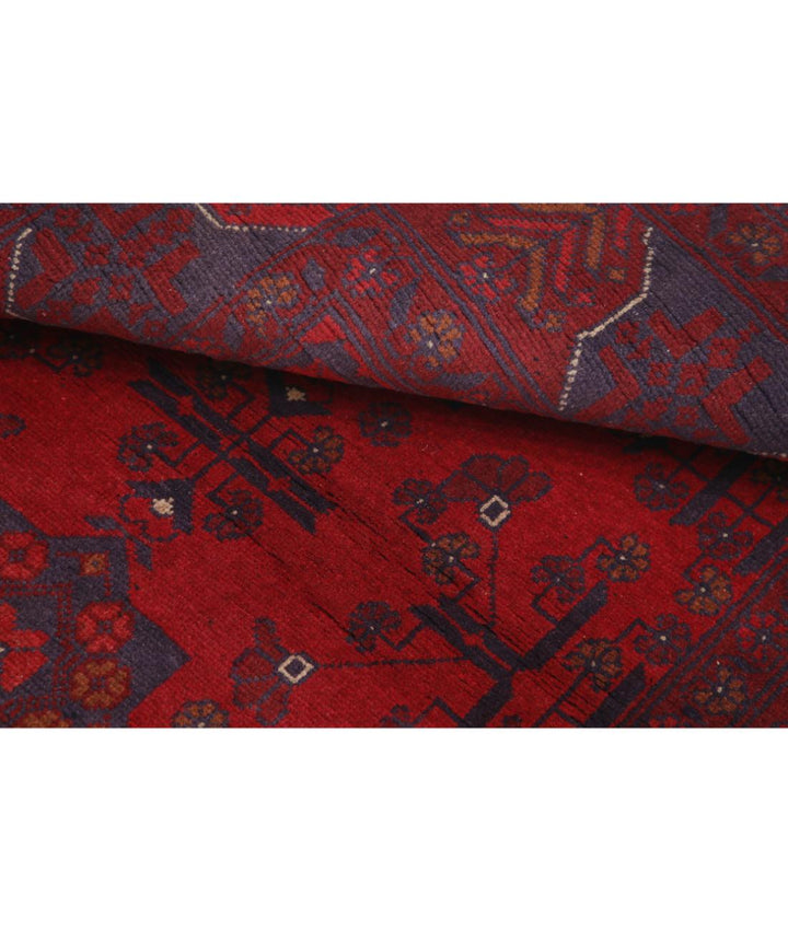 Afghan Khal Muhammadi Rug 3' 4" x 4' 9" Hand-Knotted | No. AT91893