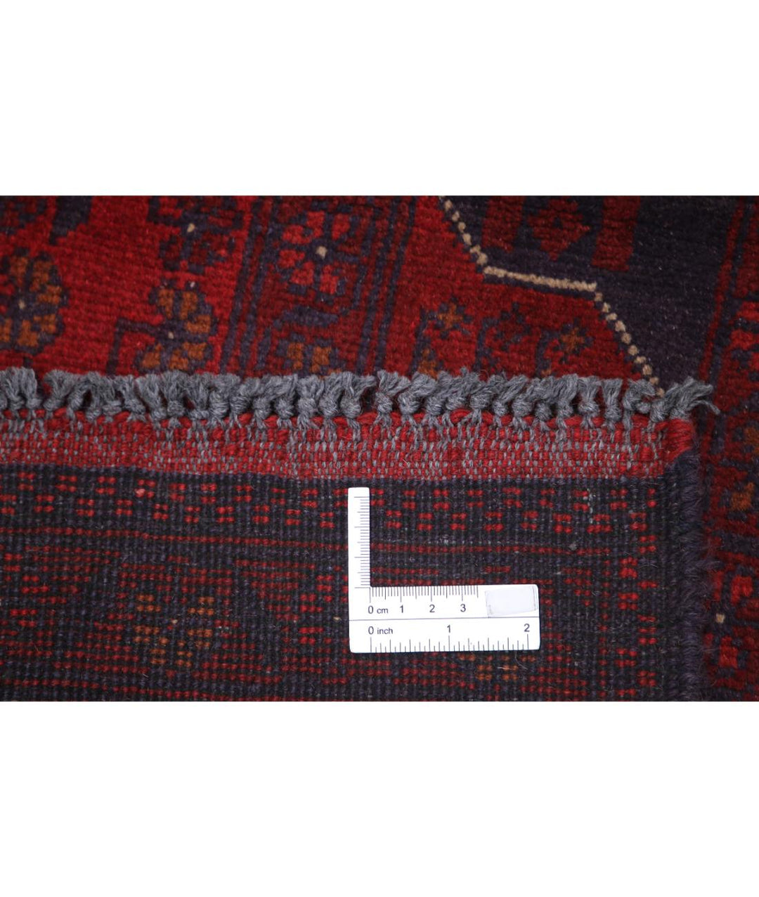 Afghan Khal Muhammadi Rug 3' 4" x 4' 9" Hand-Knotted | No. AT91893
