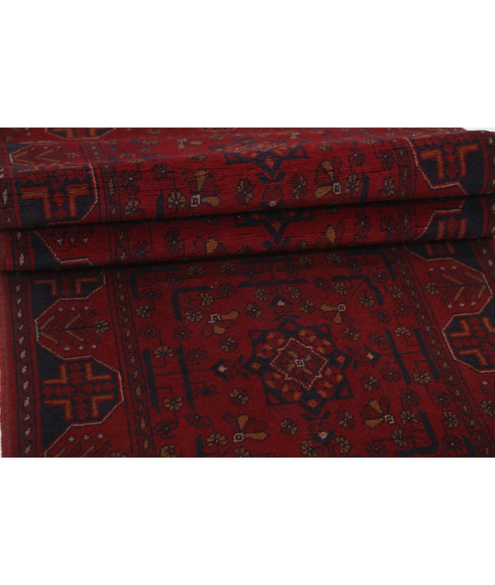 Afghan Khal Muhammadi Runner Rug 2' 6" x 15' 11" Hand-Knotted | No. AT95044