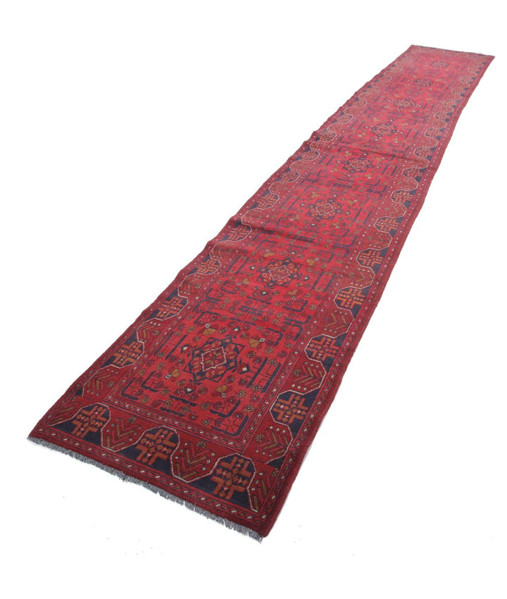 Afghan Khal Muhammadi Rug 2' 7" x 15' 11" Hand-Knotted | No. AT57703