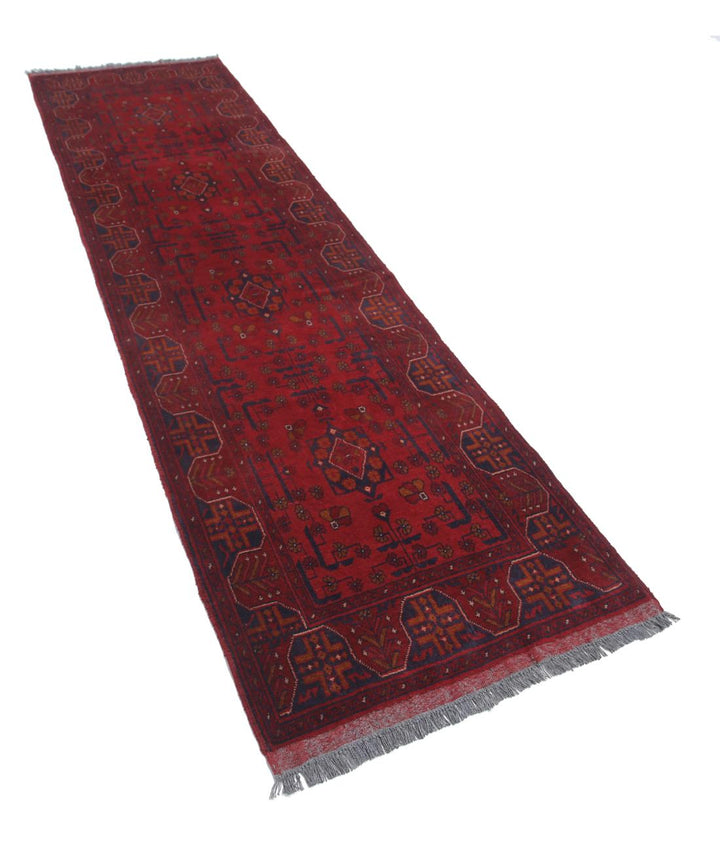 Afghan Khal Muhammadi Rug 2' 7" x 9' 3" Hand-Knotted | No. AT23565