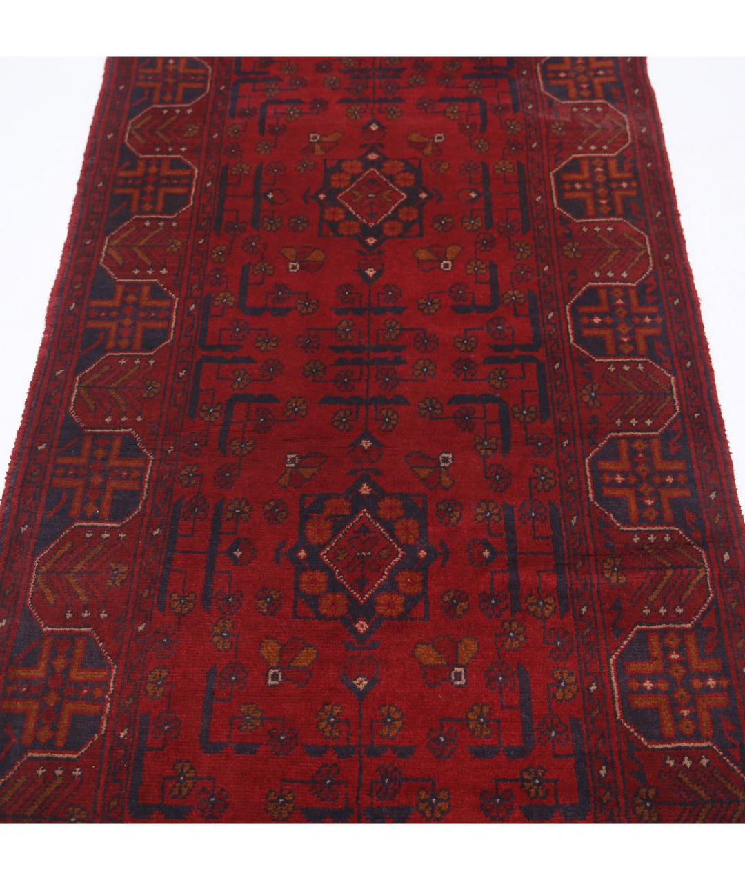 Afghan Khal Muhammadi Rug 2' 7" x 9' 3" Hand-Knotted | No. AT23565
