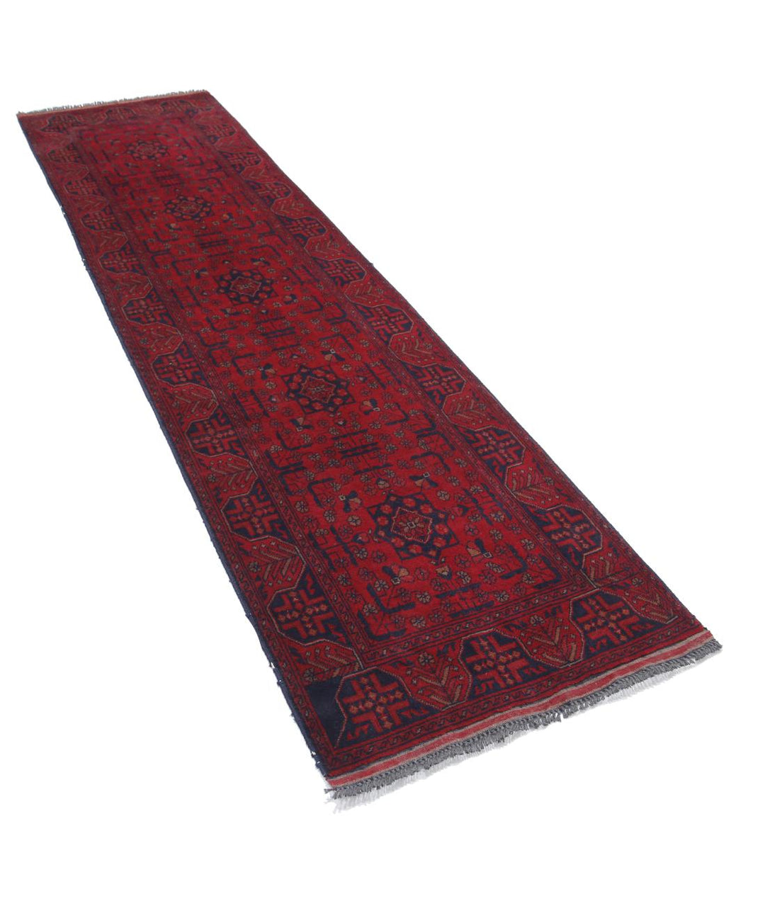 Afghan Khal Muhammadi Rug 2' 7" x 9' 5" Hand-Knotted | No. AT11723