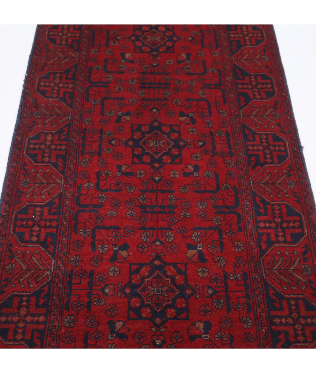 Afghan Khal Muhammadi Rug 2' 7" x 9' 5" Hand-Knotted | No. AT11723