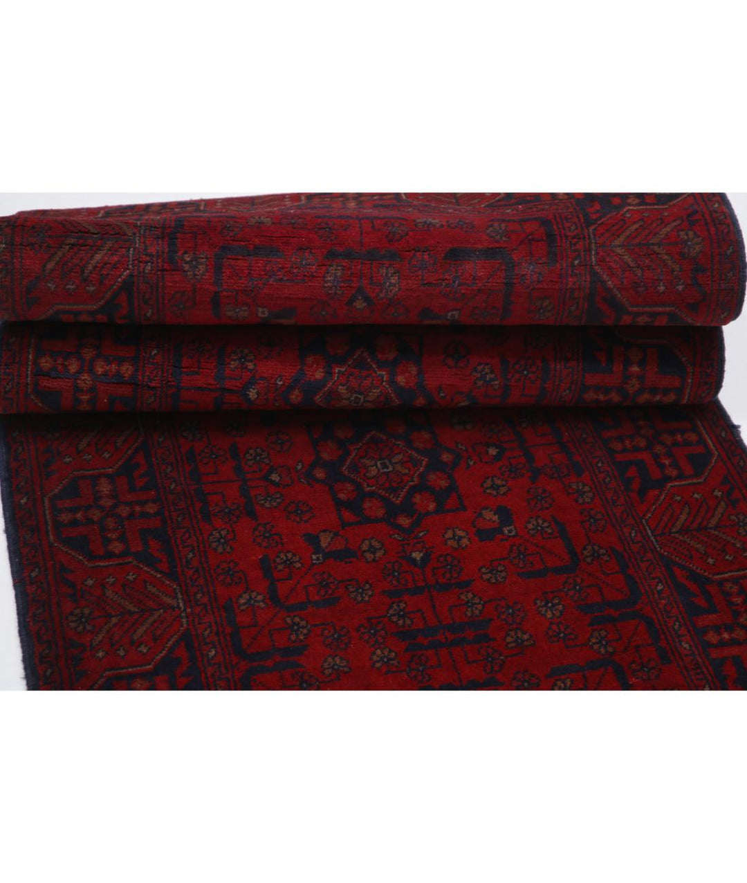 Afghan Khal Muhammadi Rug 2' 7" x 9' 5" Hand-Knotted | No. AT11723