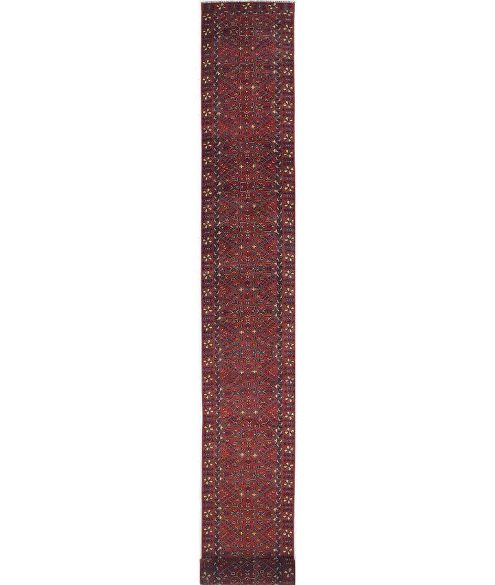 Afghan Khal Muhammadi Rug 2'7" x 47'7" Hand-Knotted | No. AT25655